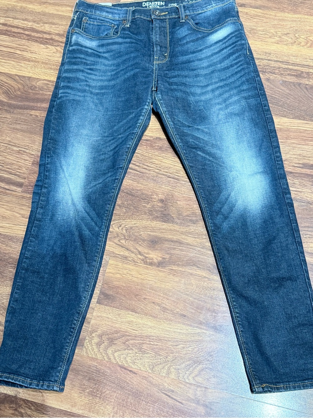 Denizen from Levi's Men's Dark Blue Slim Straight Jeans